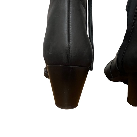 ACNE STUDIOS Pistol Ankle Boots Black Leather Booties US 8 - Picture 4 of 7